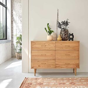 BOIS DESSUS BOIS DESSOUS Commode en mindi massif 130 cm