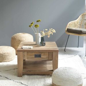 BOIS DESSUS BOIS DESSOUS Table basse en teck recyclé massif