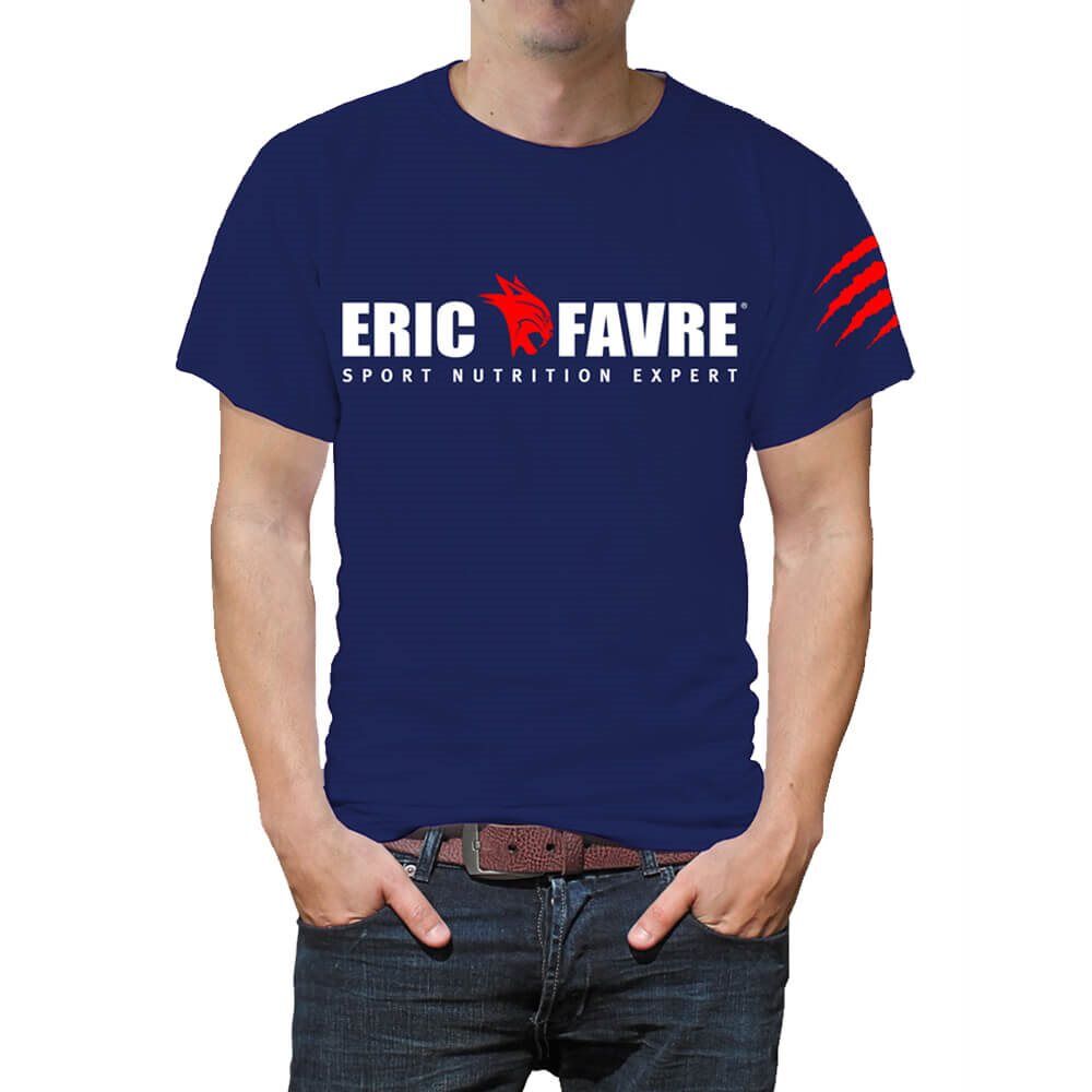 Eric Favre T-Shirt Col Rond Homme Bleu marine - Eric Favre  - Size: Pack de 12 unités