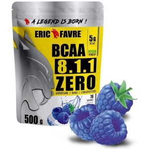 BCAA 8.1.1 Zero Vegan 500gr Blue raspberry Bcaa & Acides Amines Blue raspberry - Eric Favre Lot de 3