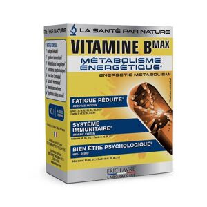 Vitamines B max - Metabolisme energetique Tonus & Immunite - - Eric Favre Rose M