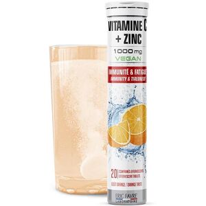 Vitamine C Effervescente Bien Etre General - Orange - 20 comprimes - Eric Favre Gris L