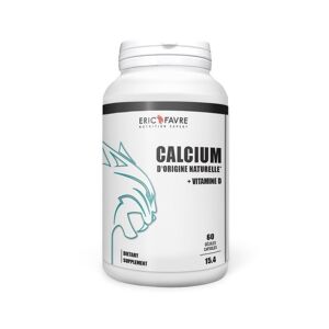 Calcium d'origine naturellesup1/sup + Vitamine D - 60 gelules vegetales Bien Etre General - - Eric Favre 1kg