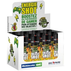 Energie Shot - Box de 12 - Performances Boostees Boosters & Pre Work Out - - Eric Favre 500g