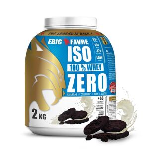 Eric Favre Iso Zero 100% Whey Protéine Proteines - Cookies & cream - 2kg - Eric Favre one_size_fits_all