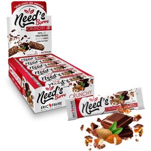 Eric Favre Barre protéinée Need's Crunchy Double Choco Barres Proteinees - Double Choco - 40g - Eric Favre Noir XL