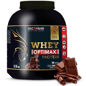 Eric Favre Whey Optimax Protein Proteines - Chocolat - 1,5kg - Eric Favre Noir M