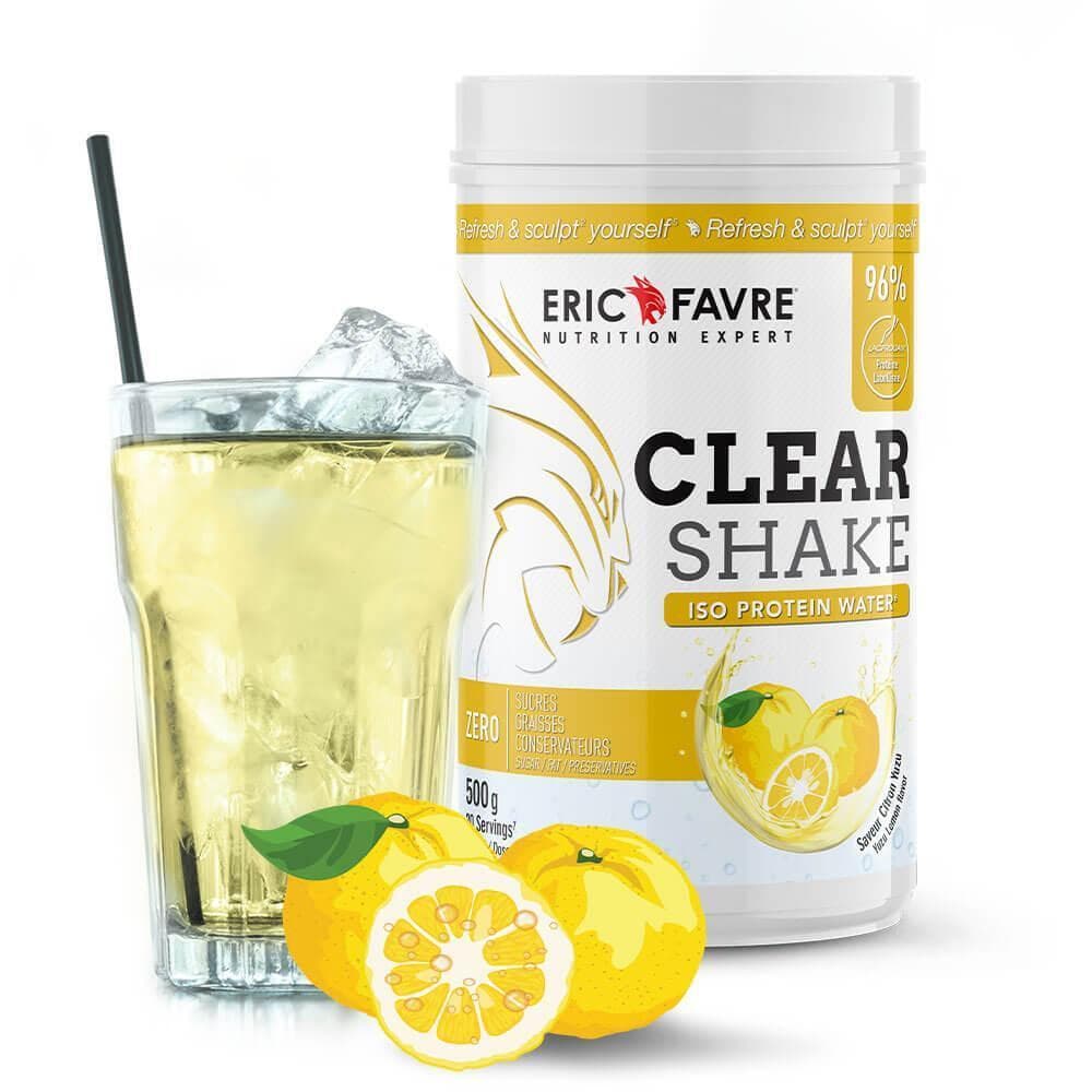 Eric Favre Clear Shake - Iso Protein Water Proteines - Citron - Yuzu - 500g - Eric Favre one_size_fits_all