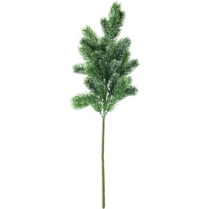 EUROPALMS Branche de sapin, enneigée, PE, 65cm - Déco d'hiver & bricolage