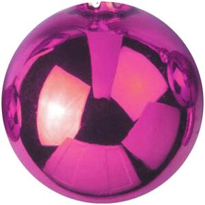 Europalms Dekokugel 6cm, pink, glitter (6pcs) - Boules de décoration