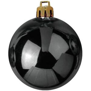 EUROPALMS Boule déco 7cm, noir 6x - Boules de Noël