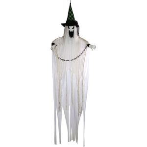 EUROPALMS Fantôme d'Halloween, suspendu, animé, 183cm - Décoration Halloween