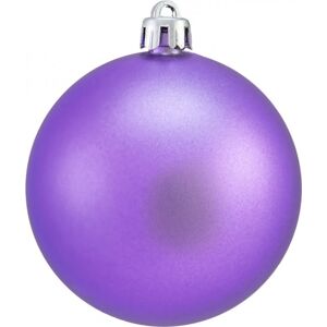 EUROPALMS Boule déco 7cm, violet, mat 6x - Boules de Noël