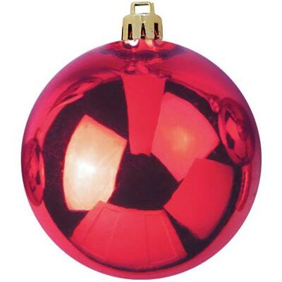 EUROPALMS Modèle 20cm Boule Décorative Rouge - Décoration de Noël & Jardin - Publicité EUROPALMS Modèle 20cm Boule Décorative Rouge - Décoration de Noël & Jardin - Publicité