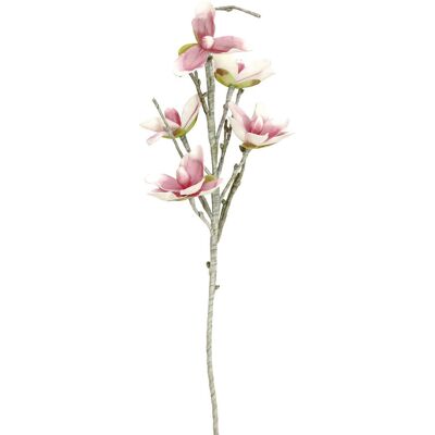 Branche de Magnolia EUROPALMS - Décoration Fleurie Blanc Rose - Publicité Branche de Magnolia EUROPALMS - Décoration Fleurie Blanc Rose - Publicité