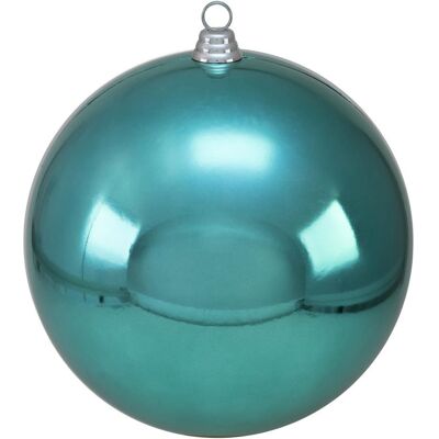 EUROPALMS Modèle XL Boule Décorative - Turquoise - Intérieur & Extérieur - 30cm - Publicité EUROPALMS Modèle XL Boule Décorative - Turquoise - Intérieur & Extérieur - 30cm - Publicité