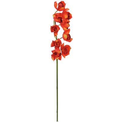 EUROPALMS Branche de cymbidium, artificielle, rouge, 90cm - Branches et buissons - Publicité EUROPALMS Branche de cymbidium, artificielle, rouge, 90cm - Branches et buissons - Publicité