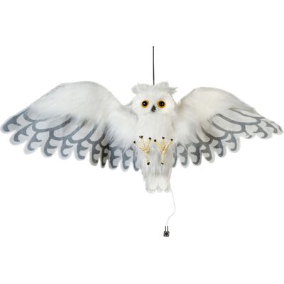 EUROPALMS Hibou des neiges d'Halloween, animé, 80cm - Décoration Halloween - Publicité EUROPALMS Hibou des neiges d'Halloween, animé, 80cm - Décoration Halloween - Publicité