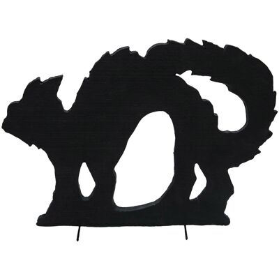 EUROPALMS Silhouette de chat, 63cm - Décoration Halloween - Publicité EUROPALMS Silhouette de chat, 63cm - Décoration Halloween - Publicité