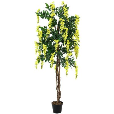 EUROPALMS Wisteria, plante artificielle, jaune, 150cm - Arbres - Publicité EUROPALMS Wisteria, plante artificielle, jaune, 150cm - Arbres - Publicité