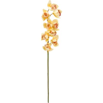 Branche d'orchidée artificielle EUROPALMS - 90cm Jaune - Intérieur/Extérieur - Publicité Branche d'orchidée artificielle EUROPALMS - 90cm Jaune - Intérieur/Extérieur - Publicité