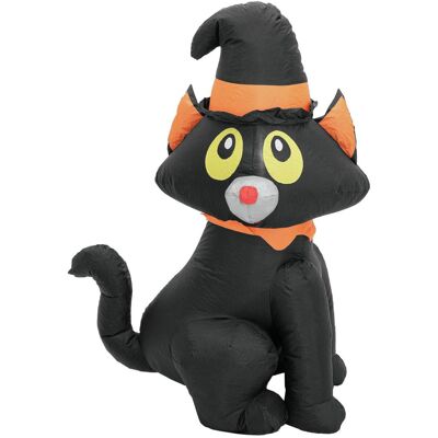 EUROPALMS Figurine gonflable d'Halloween Chat, 122cm - Décoration Halloween - Publicité EUROPALMS Figurine gonflable d'Halloween Chat, 122cm - Décoration Halloween - Publicité