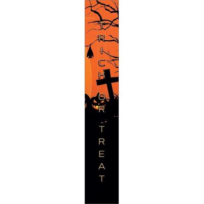 Bannière d'Halloween EUROPALMS, Maison hantée, lot de 2, 30x180cm - Décoration Halloween - Publicité Bannière d'Halloween EUROPALMS, Maison hantée, lot de 2, 30x180cm - Décoration Halloween - Publicité