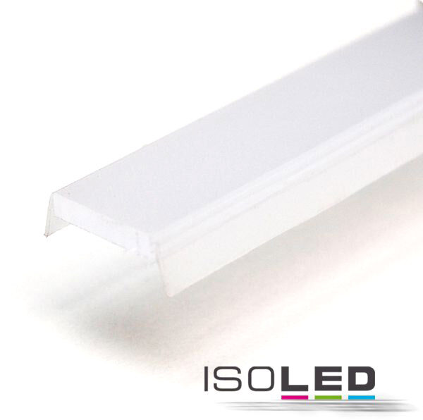 ISOLED Couvercle MILKY, lisse, pour MINI-MAXI-ROND-ANGLE-MULTI, L : 2000 mm - Profilés LED et profilés encastrés