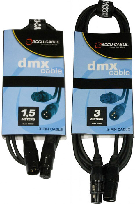 Omnitronic 32 x DMX jeu de câbles pour Showtec LED Par 56 - Câbles XLR 3 pol