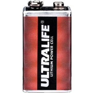 MONACOR ULTRALIFE Batterie 9 V au lithium, 