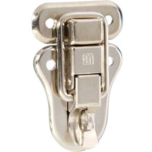 Adam Hall Hardware 16081 - Fermeture Grenouille grande Cadenassable nickel - Serrures