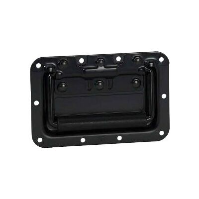 Adam Hall Hardware 34082 BLK - Poignée Encastrable médium à Ressort noir Cuvette 8 mm - Poignées - Publicité Adam Hall Hardware 34082 BLK - Poignée Encastrable médium à Ressort noir Cuvette 8 mm - Poignées - Publicité