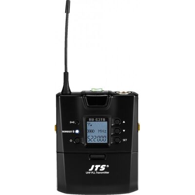 JTS RU-G3TB/5 Emetteur de poche UHF PLL - Composants individuels - Publicité JTS RU-G3TB/5 Emetteur de poche UHF PLL - Composants individuels - Publicité