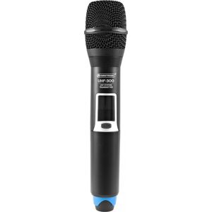 OMNITRONIC Microphone à main UHF-300 823-832/863-865MHz - Composants individuels