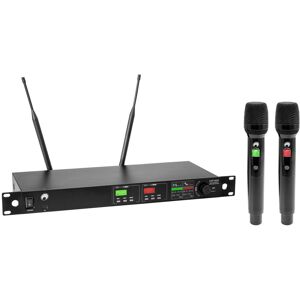 Système de micro sans fil à 2 canaux OMNITRONIC UHF-602 520-554 MHz - Systèmes d’émetteurs portatifs - Publicité Système de micro sans fil à 2 canaux OMNITRONIC UHF-602 520-554 MHz - Systèmes d’émetteurs portatifs - Publicité