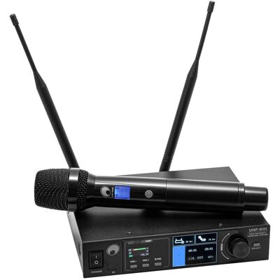 Système de micro sans fil OMNITRONIC UHF-601 à 1 canal 520-554 MHz - Systèmes d’émetteurs portatifs - Publicité Système de micro sans fil OMNITRONIC UHF-601 à 1 canal 520-554 MHz - Systèmes d’émetteurs portatifs - Publicité
