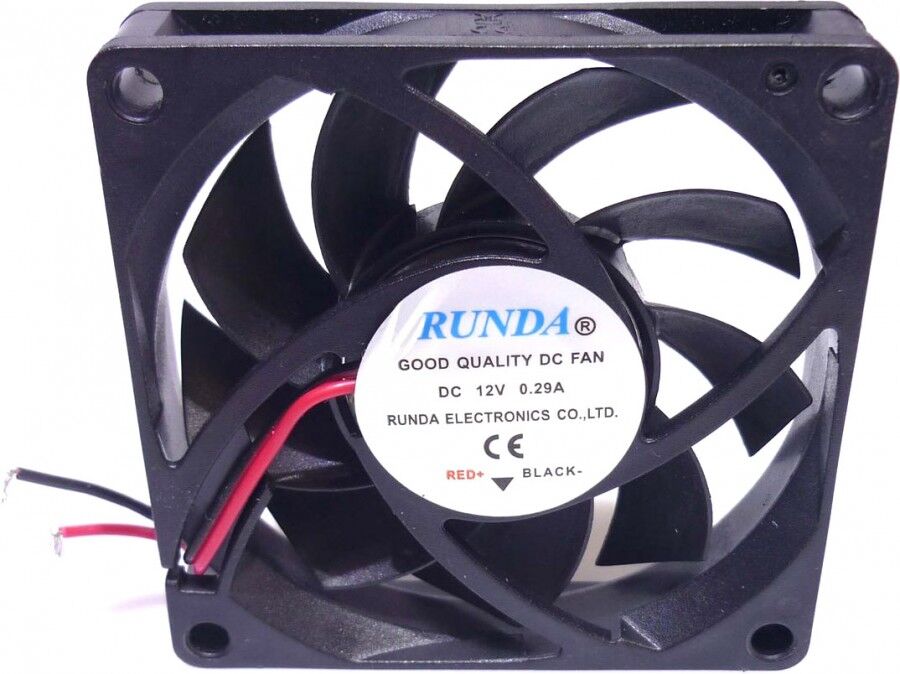 Ersatzteil Fan 12V/0,3A 70x70x15mm (Runda) - Pièces de rechange