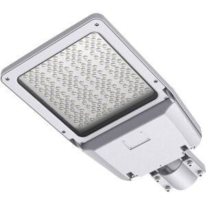 ISOLED LED Street Light GR100, 4000K, IP66, avec support pour stabilisateur DN60: LED Street Light GR100 dimmable en continu, utilisable à l'extérieur, 145 lumens/watt, classe de protection IP65, 5 ans de garantie, pour les parkings et les zones piétonnes. Données techniques: Longueur: 521 mm, Largeur: 270 mm, Hauteur: 75 mm, Poids net: 4460 g, Type de LED: Lumileds 3030, Tension nominale: 277 V, Puissance nominale: 100 W, Puissance de mesure: 100 W, Température de couleur: 4000K, Angle de rayonnement: 90°, Faisceau lumineux: 14500 lm, Puissance lumineuse: 7879 cd, Restitution des couleurs: 70 CRI, Durée de vie: 53000 h, Cycles de fonctionnement: 30000, Indice de protection: IP65, Classe d'efficacité énergétique: E, Pour intérieur et extérieur: Oui, Produit d’éclairage incl.: Non image