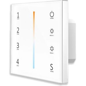 ISOLED Sys-pro Ecran tactile Radio blanc, blanc dynamique, gradation +