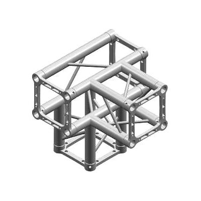 Litec QX25SA - T-Connecteur à 4 voies pour Truss - Publicité Litec QX25SA - T-Connecteur à 4 voies pour Truss - Publicité