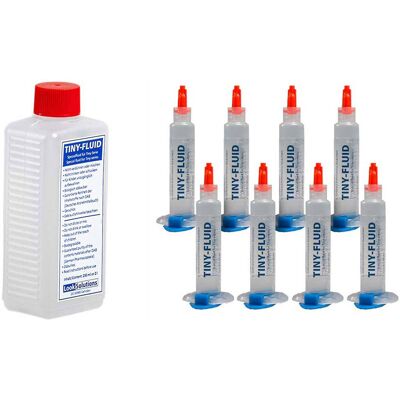 Look fluid container pour Tiny FX et Tiny S, boîte de 8 seringues de 5 ml chacune - Liquide à brouillard - Publicité Look fluid container pour Tiny FX et Tiny S, boîte de 8 seringues de 5 ml chacune - Liquide à brouillard - Publicité
