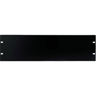 Monacor RCP-8703U Panneau rack - 3U, Noir, Acier - Publicité Monacor RCP-8703U Panneau rack - 3U, Noir, Acier - Publicité