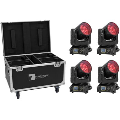 FUTURELIGHT Set 4x EYE-740 MK2 + mallette avec roulettes - Kits - Publicité FUTURELIGHT Set 4x EYE-740 MK2 + mallette avec roulettes - Kits - Publicité
