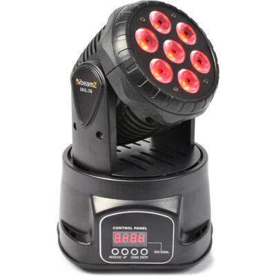 beamZ MHL74 Mini Moving Head 7x 10W 4-in-1 LED - Moving Head Washer - Publicité beamZ MHL74 Mini Moving Head 7x 10W 4-in-1 LED - Moving Head Washer - Publicité