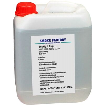 Smoke Factory Fluid for Scotty II 250ml - Liquide à brouillard - Publicité Smoke Factory Fluid for Scotty II 250ml - Liquide à brouillard - Publicité