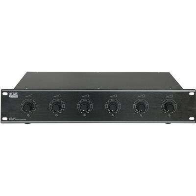 DAP Audio VCR-650 Contrôleur de volume rack 6 x 50W 100V - Publicité DAP Audio VCR-650 Contrôleur de volume rack 6 x 50W 100V - Publicité