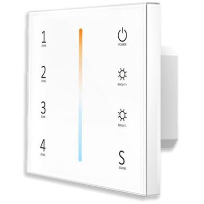 ISOLED Sys-pro Radio Tactile Blanc - Dimmable, 4 Circuits - Publicité ISOLED Sys-pro Radio Tactile Blanc - Dimmable, 4 Circuits - Publicité
