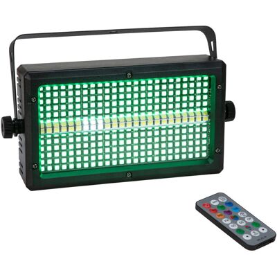 EUROLITE LED Mini Strobe - RGB, Télécommande, 288 LEDs, Angle 65° - Stroboscope LED - Publicité EUROLITE LED Mini Strobe - RGB, Télécommande, 288 LEDs, Angle 65° - Stroboscope LED - Publicité