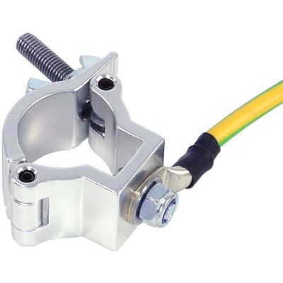 Pince de mise à la terre Riggatec pour tuyau de 32 à 35 mm avec câble de mise à la terre de 10 m et pince - Demi-coupleur - Publicité Pince de mise à la terre Riggatec pour tuyau de 32 à 35 mm avec câble de mise à la terre de 10 m et pince - Demi-coupleur - Publicité