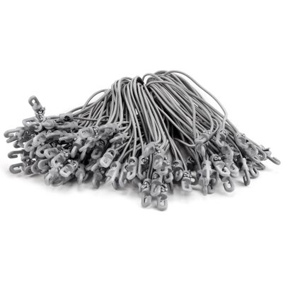 Riggatec Spannfix 4mm - Cordon en caoutchouc - 27cm - Gris argenté - Solution de fixation - Publicité Riggatec Spannfix 4mm - Cordon en caoutchouc - 27cm - Gris argenté - Solution de fixation - Publicité